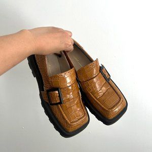 Intentionally Blank Alligator Loafers